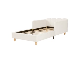 Lit simple 90x200 cm <strong>HNCBB</strong>  <strong></strong> coloris beige