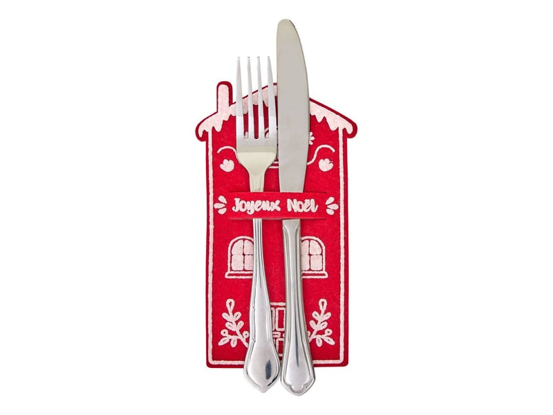  Porte couverts maison rouge x4  - Conforama B