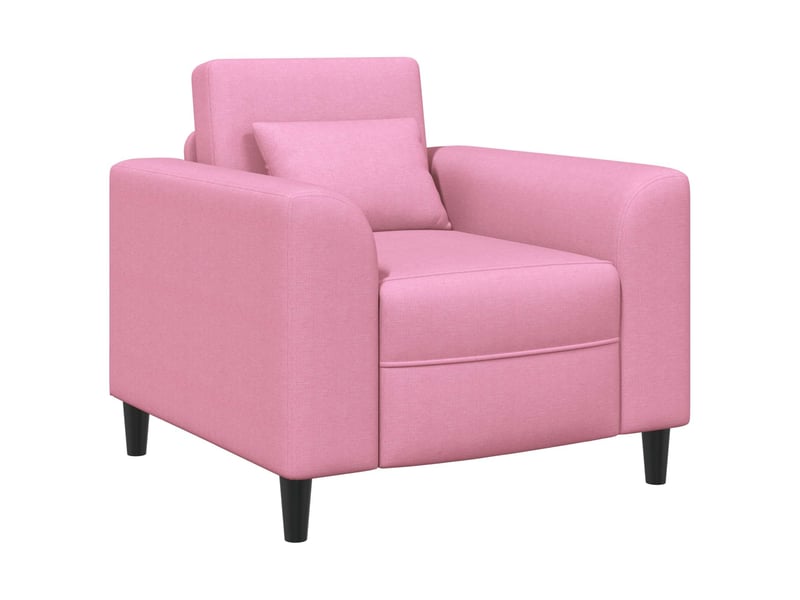  Vidaxl fauteuil rose tissu  - Conforama A