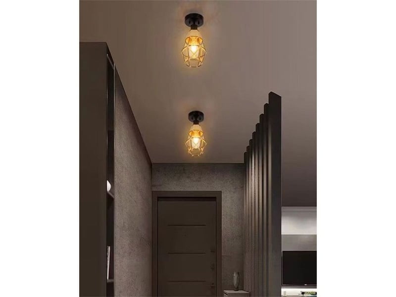  Plafonnier noir carre cage jute e27 lot de 2 150x240 mm 400289_AACLV47715_6_DROPFR - Conforama C