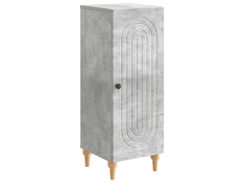 Buffet - bahut - meuble de rangement gris béton 33 x 34,5 x 90 cm bois d'ingénierie  - Conforama A
