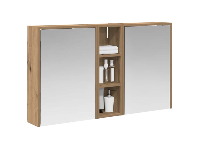 Ensemble de meubles de salle de bain 3 pcs 106x16x62.5 cm shl529 - Conforama C