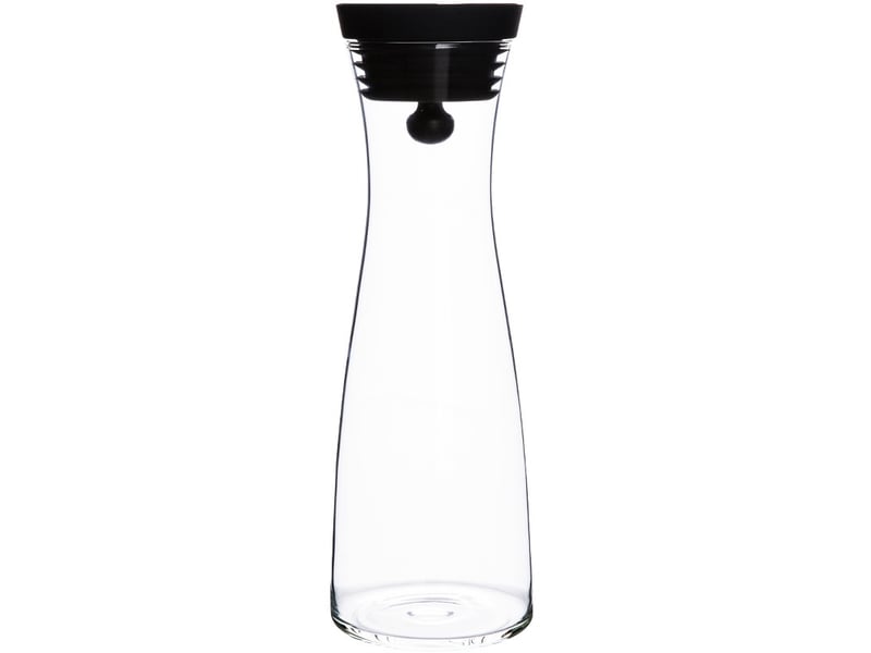  Carafe à eau, 1.2 l, hauteur 29 cm, carafe en verre, couvercle en silicone  - Conforama A