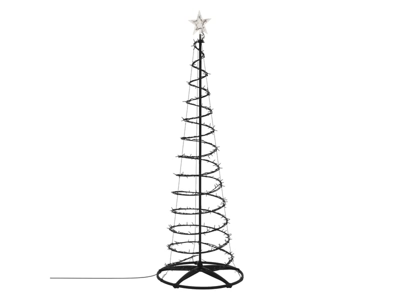  Ecd germany sapin de noël spirale led 210 cm avec étoile éclairage de noël cône guirlande lumineuse effet cascade avec 15 modes de lumière minuterie et 756 leds blanc chaud pour maison ou jardin ip44 ECD Germany GmbH - Conforama A