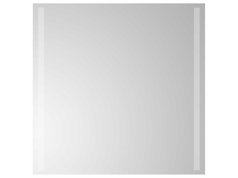 Miroir de salle de bain, miroir de toilette led transparent 60 x 60 cm verre trempé cf62598 - Conforama A