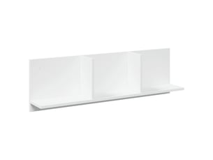 Étagère, armoire murale 100x16,5x30 cm blanc bois d'ingénierie cf40958