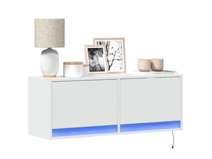 Meuble tv coloris blanc 100 cm <strong></strong>  <strong></strong>