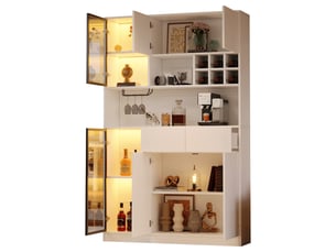 Vitrine coloris blanc <strong></strong> <strong></strong> - 120 cmx200 cm