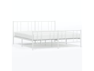 Lit 2 places 200x200 cm coloris blanc