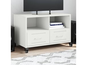 Meuble tv coloris blanc 68 cm <strong></strong>  <strong></strong>
