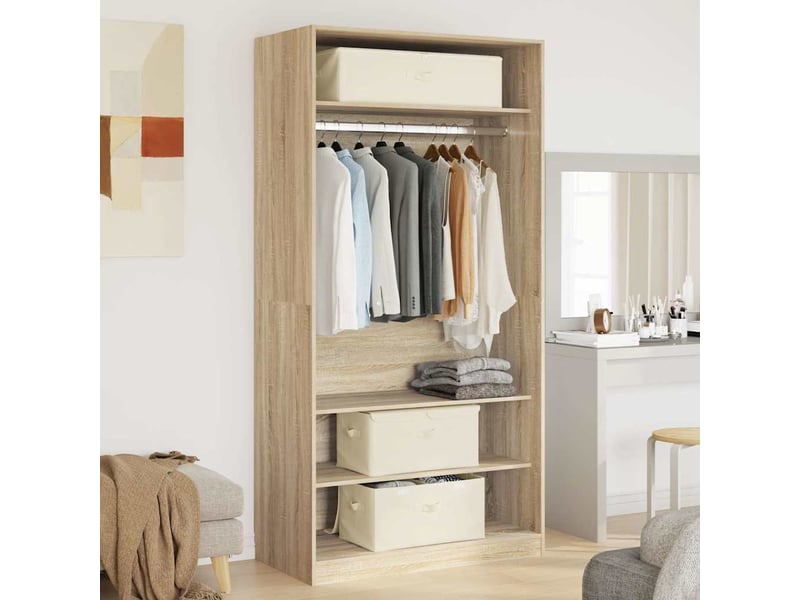  Boîtes de rangement tissu intissé 2 compartiments crème  - Conforama B