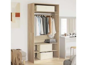 Boîtes de rangement tissu intissé 2 compartiments crème