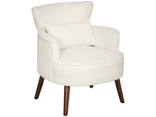 Fauteuil fixe   Tissu blanc vendu A l'unité