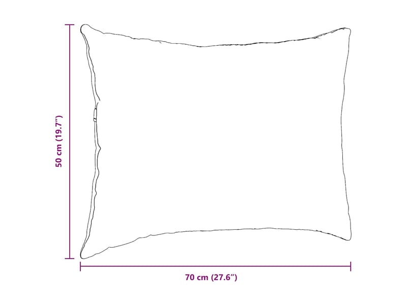 Lot de 2 coussins de canapé, coussins décoratifs gris foncé 70 x 50 cm cf59095 - Conforama E