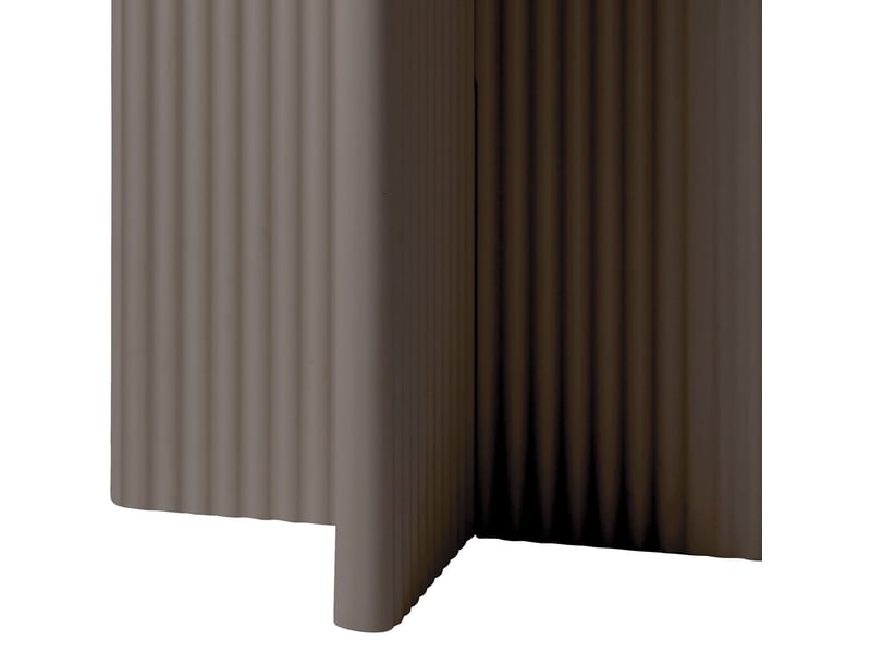  Table d'appoint ronde 50x55 cm gris foncé - asko  - Conforama D
