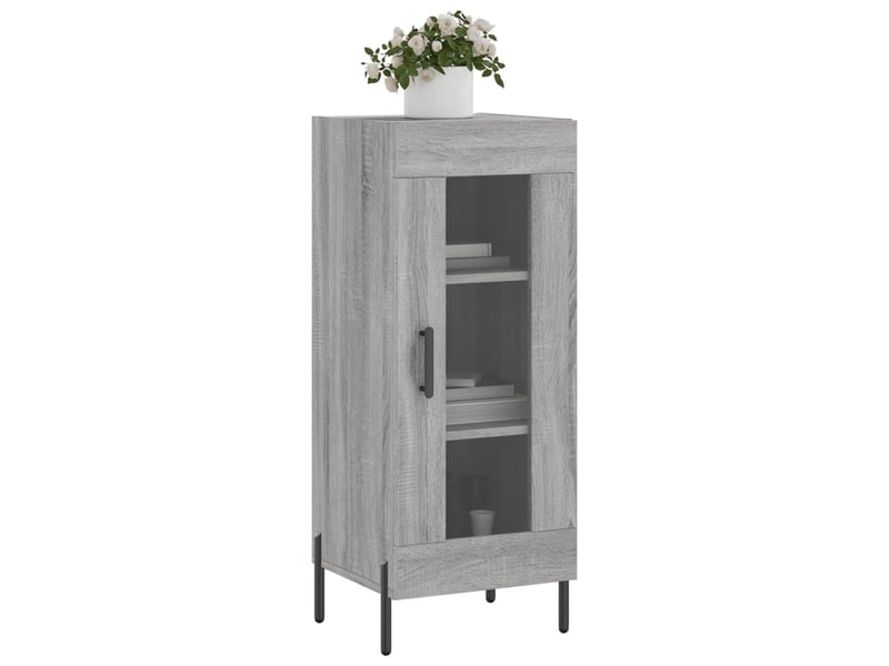  Buffet - bahut - meuble de rangement sonoma gris 34,5x34x90 cm bois d'ingénierie  - Conforama C