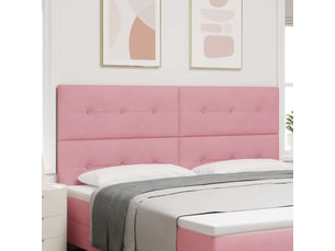 Tete de lit A poser largeur 200 cm rose
