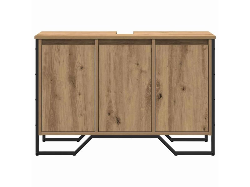  Meuble de lavabo de salle de bain, armoire de bain chêne artisanal cf65513  - Conforama E
