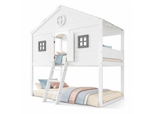 Lit mezzanine 90x200 cm STILVORA   coloris blanc
