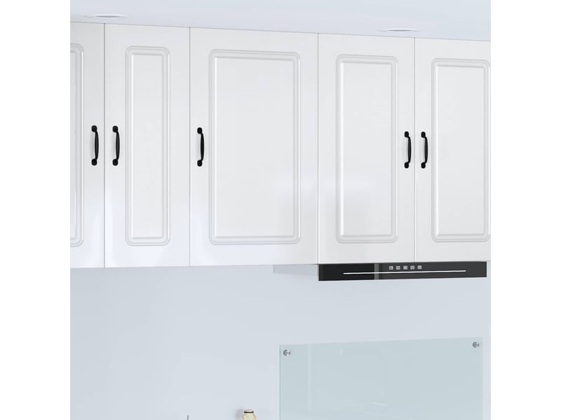  Meuble mural de cuisine | armoire de cuisine blanc brillant 50x31x80cm  - Conforama B
