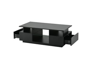Table basse coloris noir <strong>ZERBACO</strong> <strong></strong>