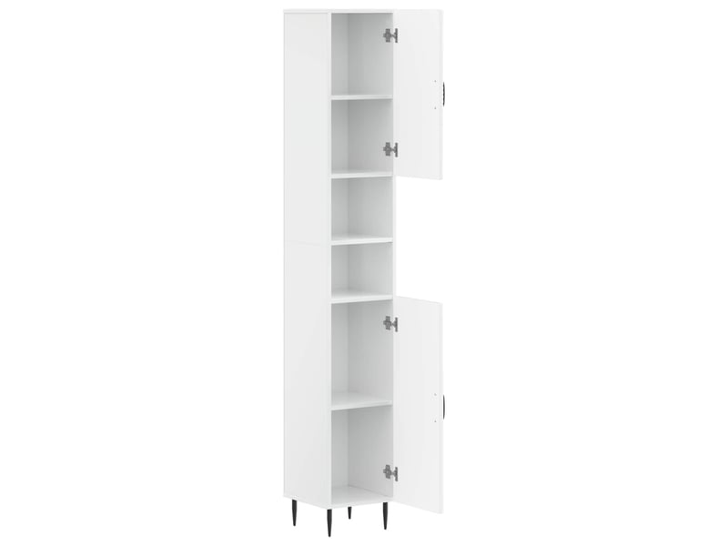  Colonne de salle de bain avec étagère ouverte haarlem shl5449  - Conforama C