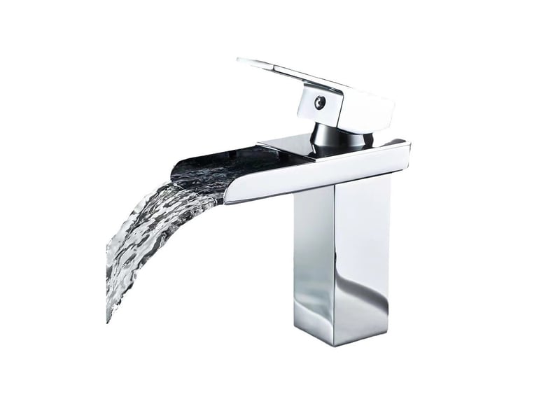  Robinet de salle de bain moderne cascade – eau froide et chaude  - Conforama A