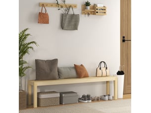 Banc 3 place(s) coloris naturel <strong>DESMIU</strong> <strong></strong> - 175 cm