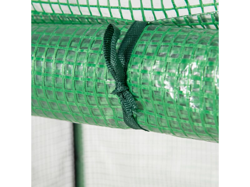 Serre porte, hiver acierfilm plastique, balconjardin, tomates 100x50x150 cm, verdure. - Conforama B