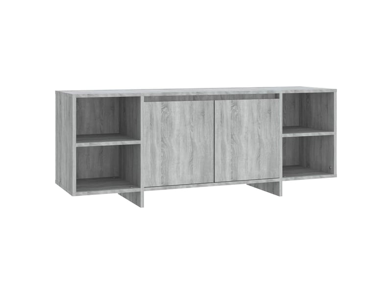  Meuble tv - banc tv - meuble de rangement sonoma gris 130x35x50 cm bois d'ingénierie  - Conforama A