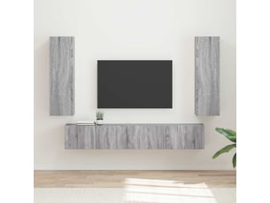 Meuble tv coloris gris 30 cm <strong></strong>  <strong></strong>
