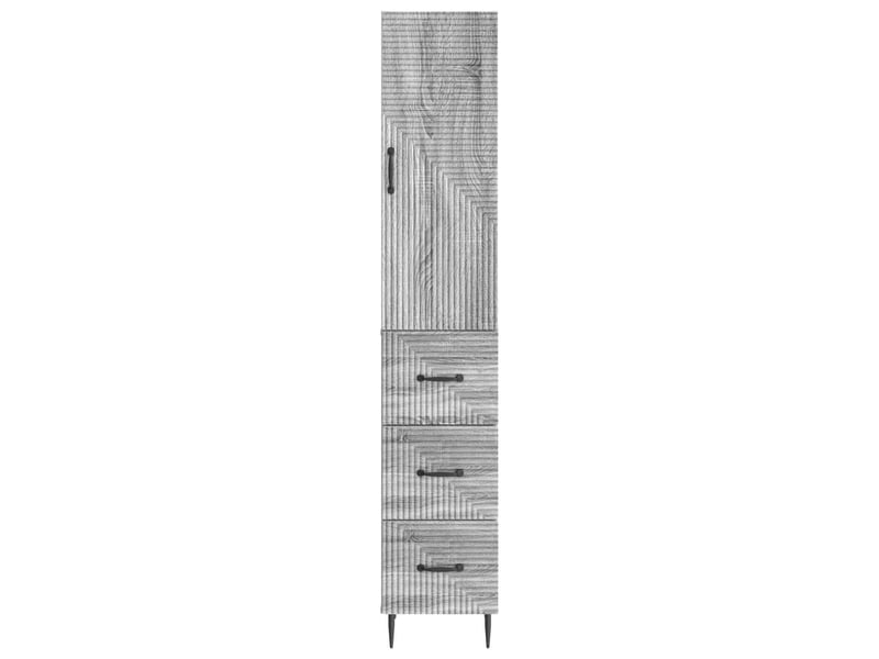 Ensemble de meubles 2 pcs, rangement de salon 33 x 34,5 x 90 cm bois d'ingénierie shl2143 - Conforama E