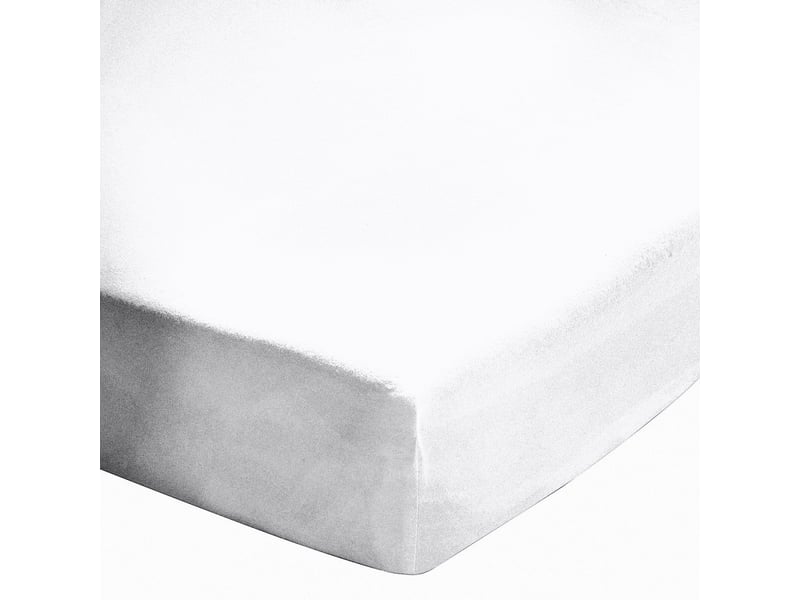  Drap housse uni 100% coton 57 filscm² - fabrication française – grand bonnet 30 cm – doux et durable – couleur grand teint  - Conforama C
