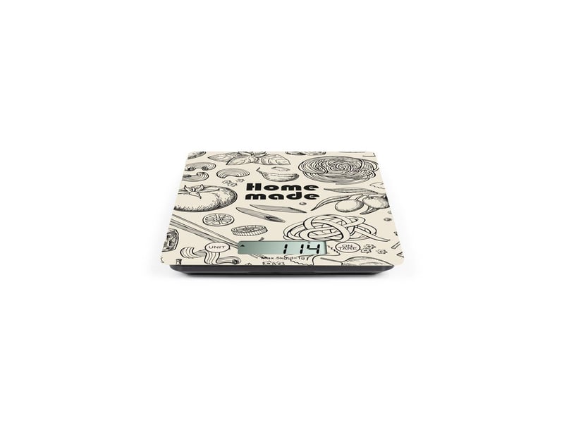  Balance de cuisine electronique dom451hm 5 kg plateau verre lcd LIV3523930113345 - Conforama B