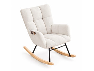 Fauteuil fixe   Tissu blanc