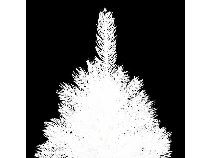  Sapin de noël, arbre de noël artificiel pré-éclairé et boules blanc 150 cm  - Conforama D