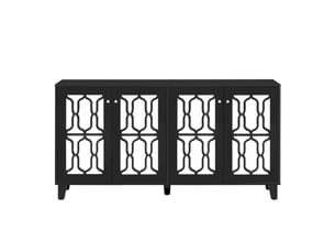 Buffet    <strong></strong> <strong></strong> - 160 cm coloris noir 