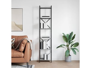 Étagère de rangement 40x30x189,5 cm bois d'ingénierie sonoma gris