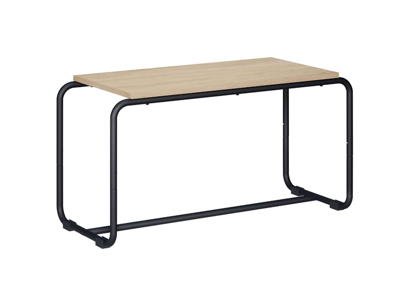  Meuble tv moderne, banc tv 80x35,5x42 cm chêne sonoma bois d'ingénierie  - Conforama A