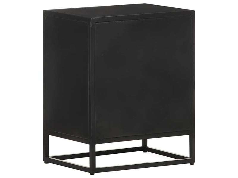 Table de chevet - cabinet de chevet - table de nuit 40x30x50 cm bois de manguier brut - Conforama C