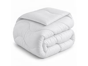 Casabel couette hiver grand froid, garnissage 700gm², ultra chaude, microfibre douce et respirante, 140x200cm, blanc