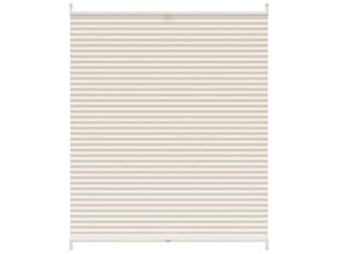 Store plissé, store de fenêtre 100x150 cm crème cf46625
