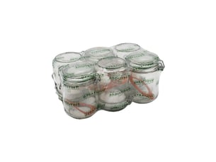 Bocaux a armature verre 750 ml ø85 mm lot de 6