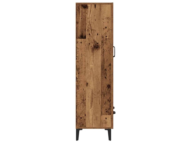  Buffet haut - bahut - meuble de rangement vieux bois 70x31x115 cm bois d'ingénierie  - Conforama E
