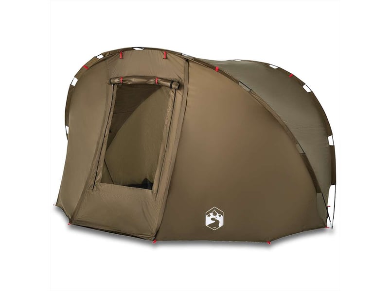  Tente de pêche, tente de camping 5 personnes vert olive imperméable shl6446  - Conforama A