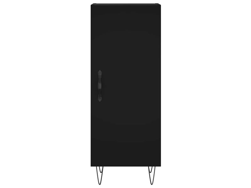  Buffet - bahut - meuble de rangement noir 34,5x34x90 cm bois d'ingénierie  - Conforama E