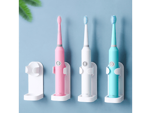 Porte-brosse à dents électrique mural brosse à dents électrique stan blanc 4 pièces