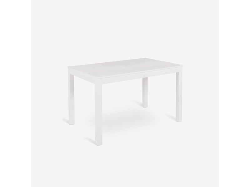  Table à manger extensible 130210 x 80 cm belfort - blanc  - Conforama A