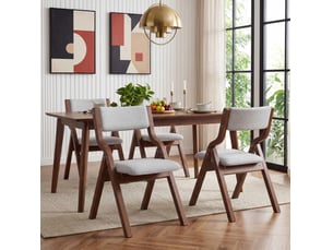 Chaise de salle à manger pliable, lot de 2 avec accoudoirs et rembourrage en bois et lin gris