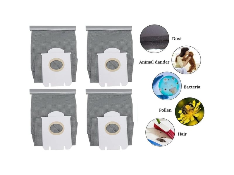 Sacs d'aspirateur, 10 pièces, sacs de filtration  - Conforama B